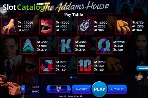 Οθόνη9. The Addams House Κουλοχέρης