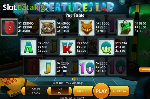 Οθόνη6. Creatures Lab Κουλοχέρης 