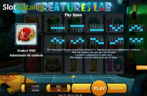 Οθόνη7. Creatures Lab Κουλοχέρης 
