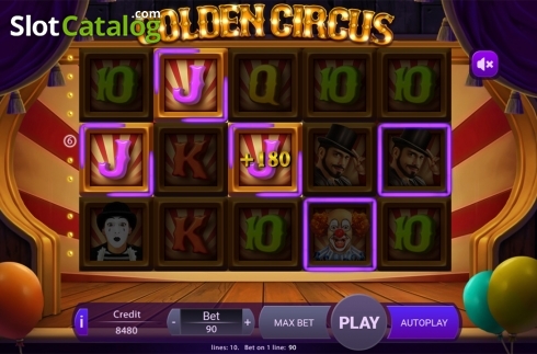 Οθόνη5. Golden Circus Κουλοχέρης