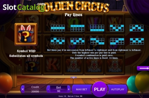 Οθόνη7. Golden Circus Κουλοχέρης