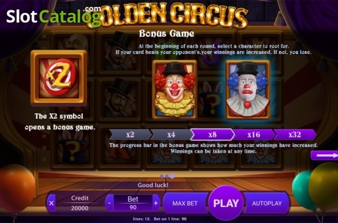 Οθόνη8. Golden Circus Κουλοχέρης