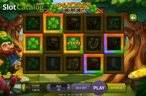 Οθόνη5. Golden Luck (X Play) Κουλοχέρης 