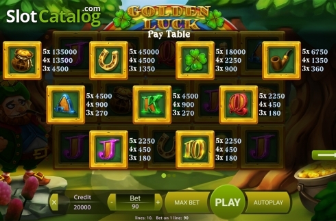Οθόνη6. Golden Luck (X Play) Κουλοχέρης 