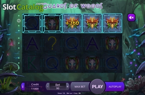 Οθόνη3. Guards Of Woods Κουλοχέρης 