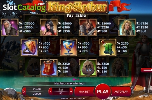 Οθόνη9. King Arthur (X Play) Κουλοχέρης 
