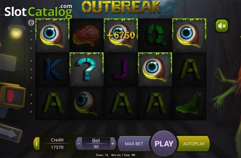 Οθόνη3. Outbreak (X Play) Κουλοχέρης