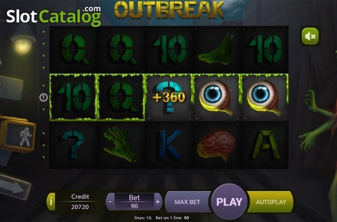 Οθόνη4. Outbreak (X Play) Κουλοχέρης