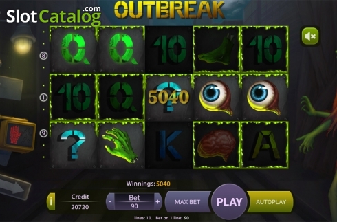 Οθόνη5. Outbreak (X Play) Κουλοχέρης