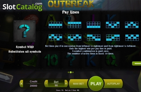Οθόνη8. Outbreak (X Play) Κουλοχέρης