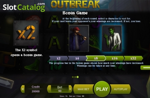 Οθόνη9. Outbreak (X Play) Κουλοχέρης