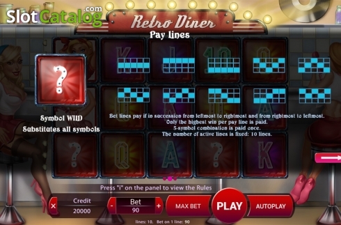 Οθόνη8. Retro Diner Κουλοχέρης