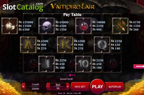 Οθόνη8. Vampire Lair Κουλοχέρης
