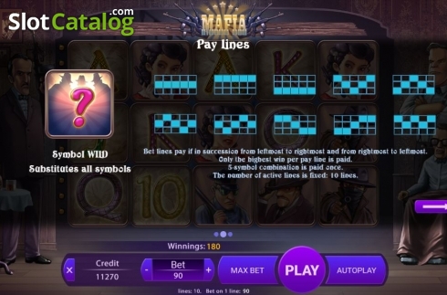 Οθόνη6. Mafia (X Play) Κουλοχέρης