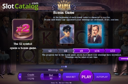 Οθόνη7. Mafia (X Play) Κουλοχέρης