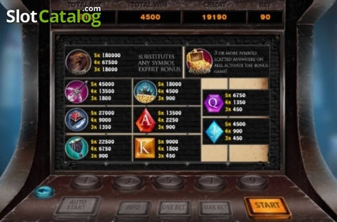 Οθόνη5. Dragon's Gold (X Room) Κουλοχέρης 