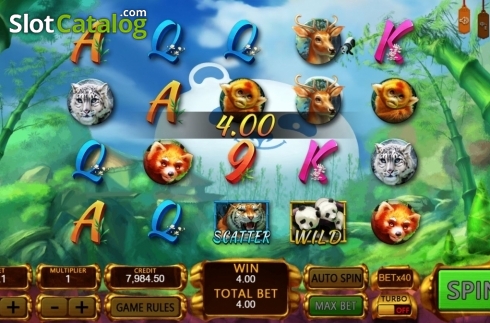 Οθόνη4. Panda's Gold (XIN Gaming) Κουλοχέρης 