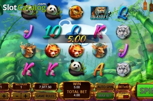 Οθόνη5. Panda's Gold (XIN Gaming) Κουλοχέρης 