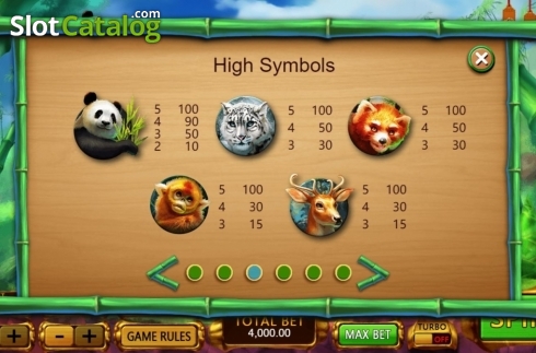 Οθόνη9. Panda's Gold (XIN Gaming) Κουλοχέρης 