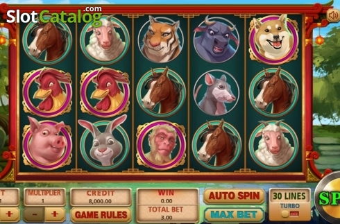 Οθόνη2. Chinese Zodiac (XIN Gaming) Κουλοχέρης