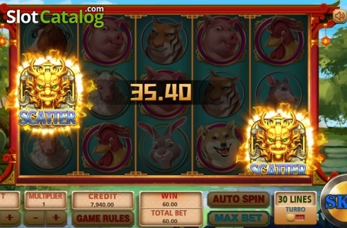 Οθόνη3. Chinese Zodiac (XIN Gaming) Κουλοχέρης
