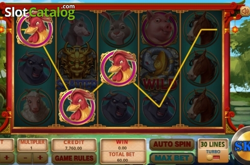 Οθόνη4. Chinese Zodiac (XIN Gaming) Κουλοχέρης