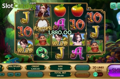 Οθόνη4. Snow White (XIN Gaming) Κουλοχέρης 