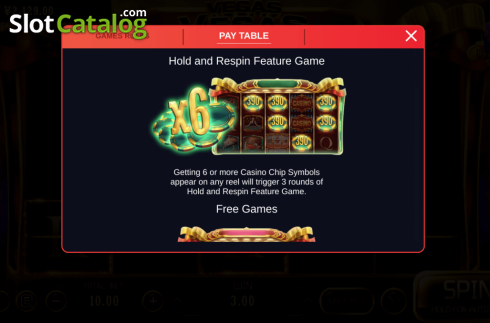 Οθόνη6. Vegas Vegas (XIN Gaming) Κουλοχέρης