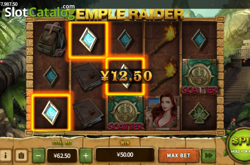 Οθόνη3. Temple Raider Κουλοχέρης