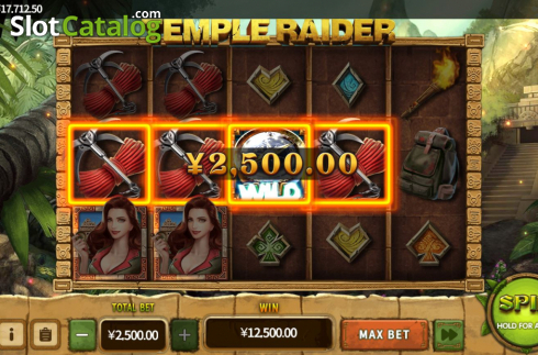 Οθόνη6. Temple Raider Κουλοχέρης