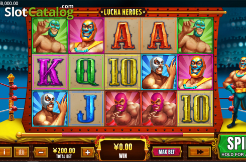 Οθόνη2. Lucha Heroes (XIN Gaming) Κουλοχέρης 