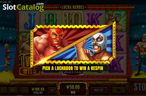Οθόνη8. Lucha Heroes (XIN Gaming) Κουλοχέρης 