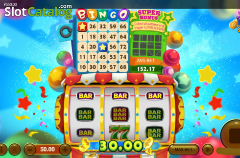 Οθόνη5. Bingo Slot (XIN Gaming) Κουλοχέρης