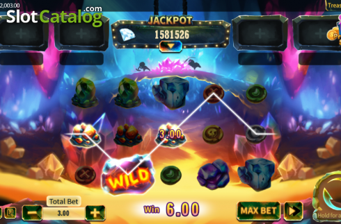 Οθόνη3. Treasure Jackpot Party Κουλοχέρης
