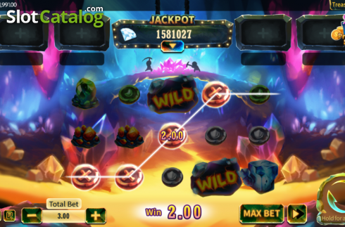 Οθόνη5. Treasure Jackpot Party Κουλοχέρης