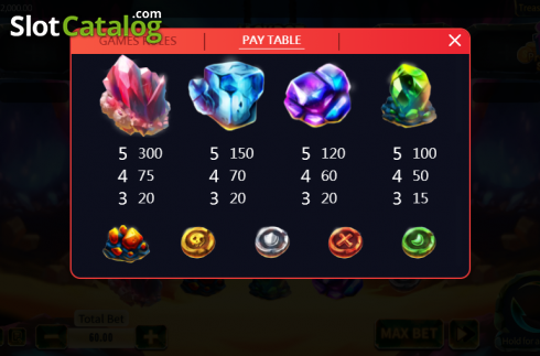 Οθόνη8. Treasure Jackpot Party Κουλοχέρης