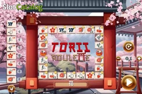 Οθόνη3. Torii Roulette Κουλοχέρης