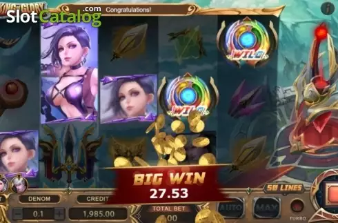 Οθόνη3. King of Glory (XIN Gaming) Κουλοχέρης