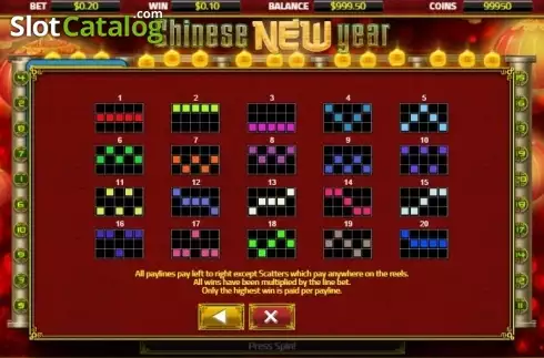 Οθόνη4. Chinese New Year (XIN Gaming) Κουλοχέρης