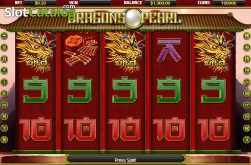 Οθόνη2. Dragons Pearl (XIN Gaming) Κουλοχέρης