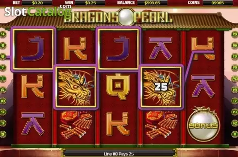 Οθόνη3. Dragons Pearl (XIN Gaming) Κουλοχέρης