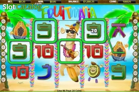 Οθόνη2. Fruit Mania (XIN Gaming) Κουλοχέρης