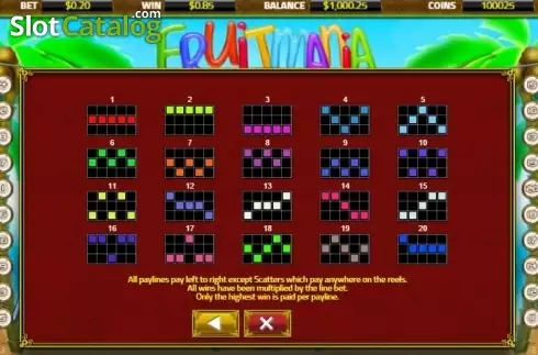 Οθόνη4. Fruit Mania (XIN Gaming) Κουλοχέρης