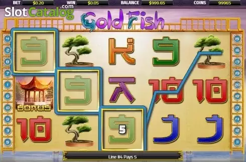 Οθόνη3. Gold Fish (XIN Gaming) Κουλοχέρης