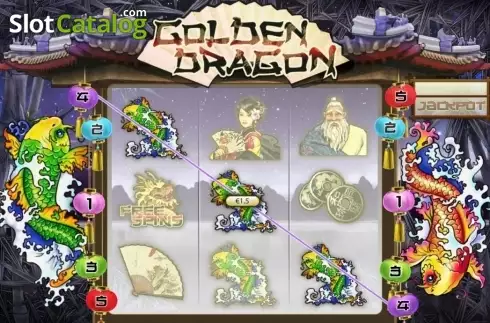 Οθόνη3. Golden Dragon (XIN Gaming) Κουλοχέρης