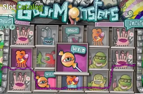 Οθόνη3. Gour Monsters Κουλοχέρης 