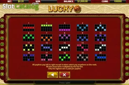 Οθόνη5. Lucky 8 (XIN Gaming) Κουλοχέρης