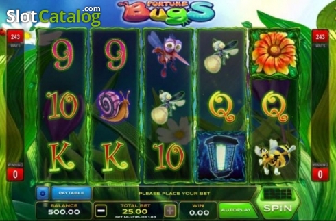 Οθόνη2. Fortune Bugs Κουλοχέρης
