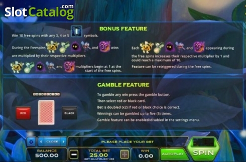 Οθόνη6. Fortune Bugs Κουλοχέρης