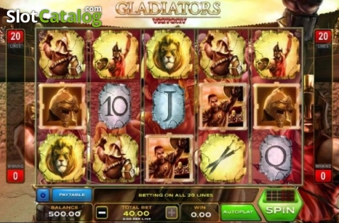 Οθόνη2. Gladiators Victory Κουλοχέρης